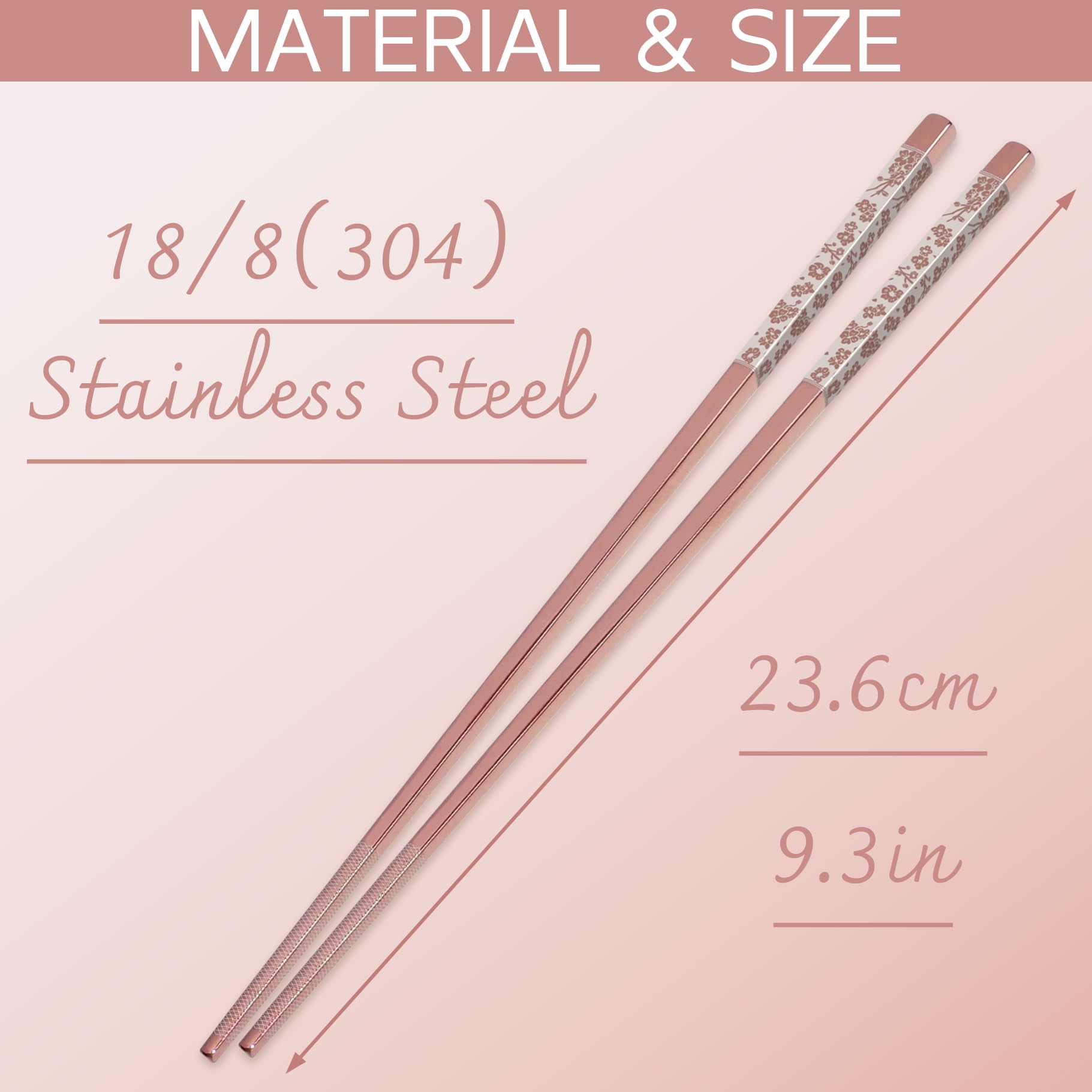 TIICOO dishwasher-safe stainless chopsticks deliver hygienic, durable use.