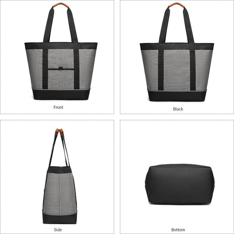 TIIOCTI bag folds flat for easy storage under a car seat.