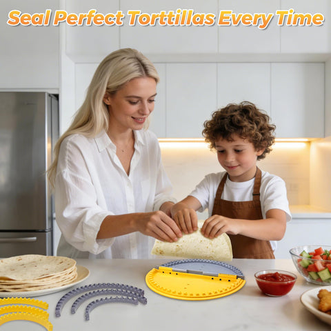 Tiiyee 4-in-1 tortilla sealer with ergonomic handles for comfortable use.