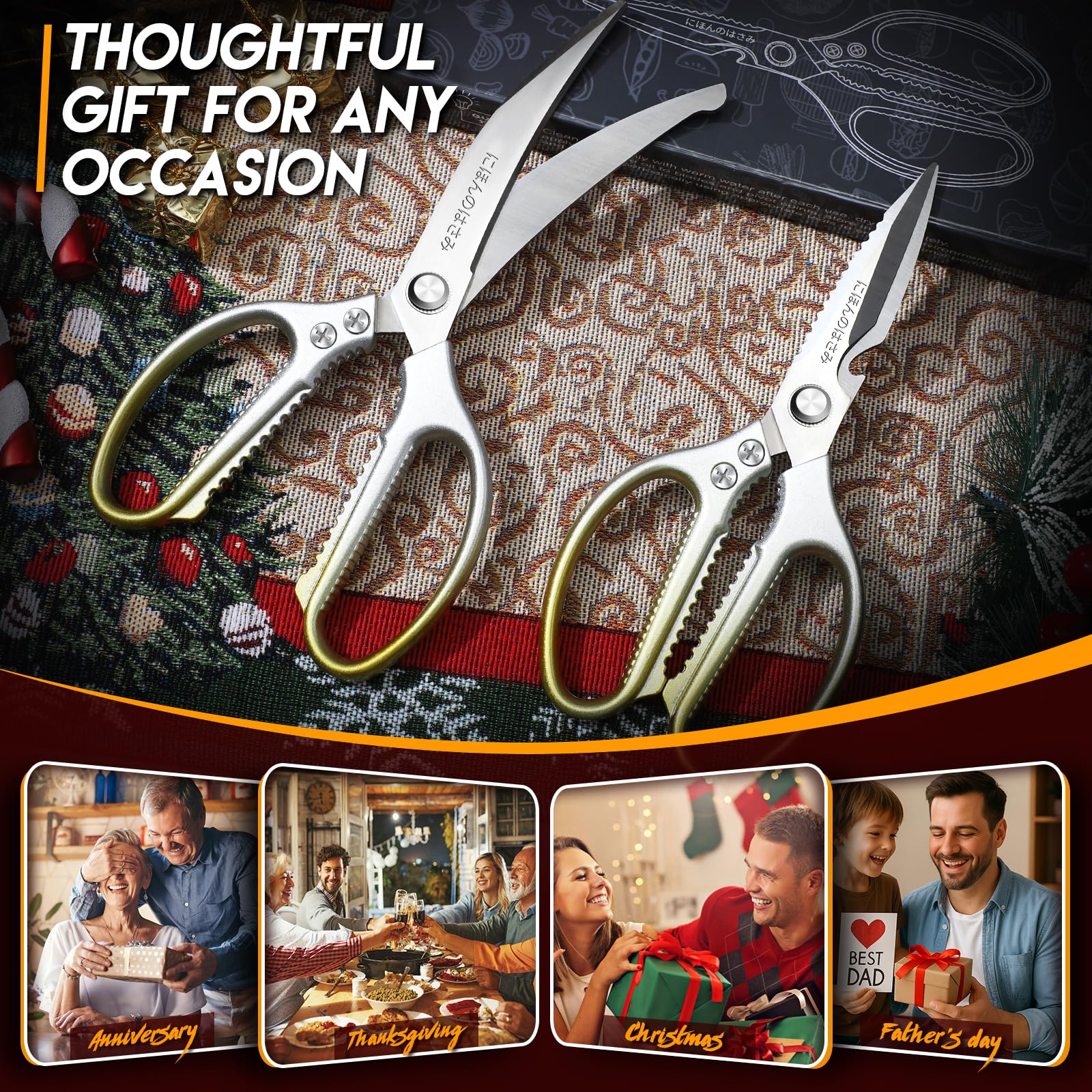 TIJERAS scissors open up culinary creativity for home cooks.