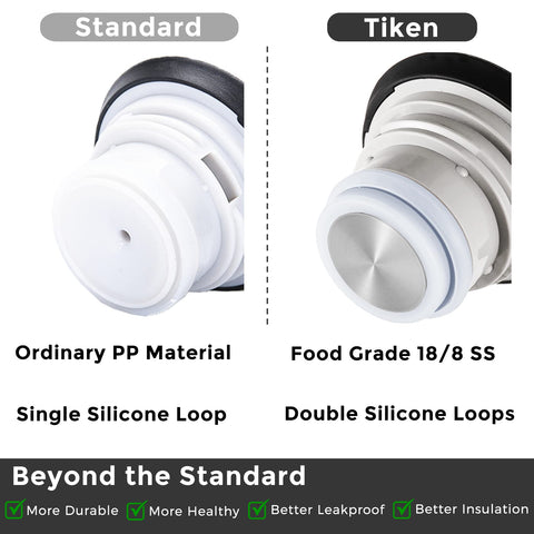 Tiken carafe base providing non-slip stability on countertops