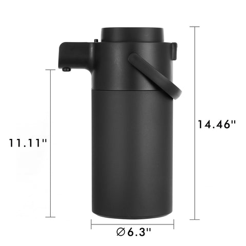 Tiken Airpot with removable lid for easy cleaning and refilling.
