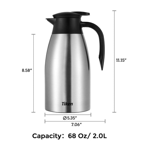 Tiken leak-proof lid prevents spills during pouring.