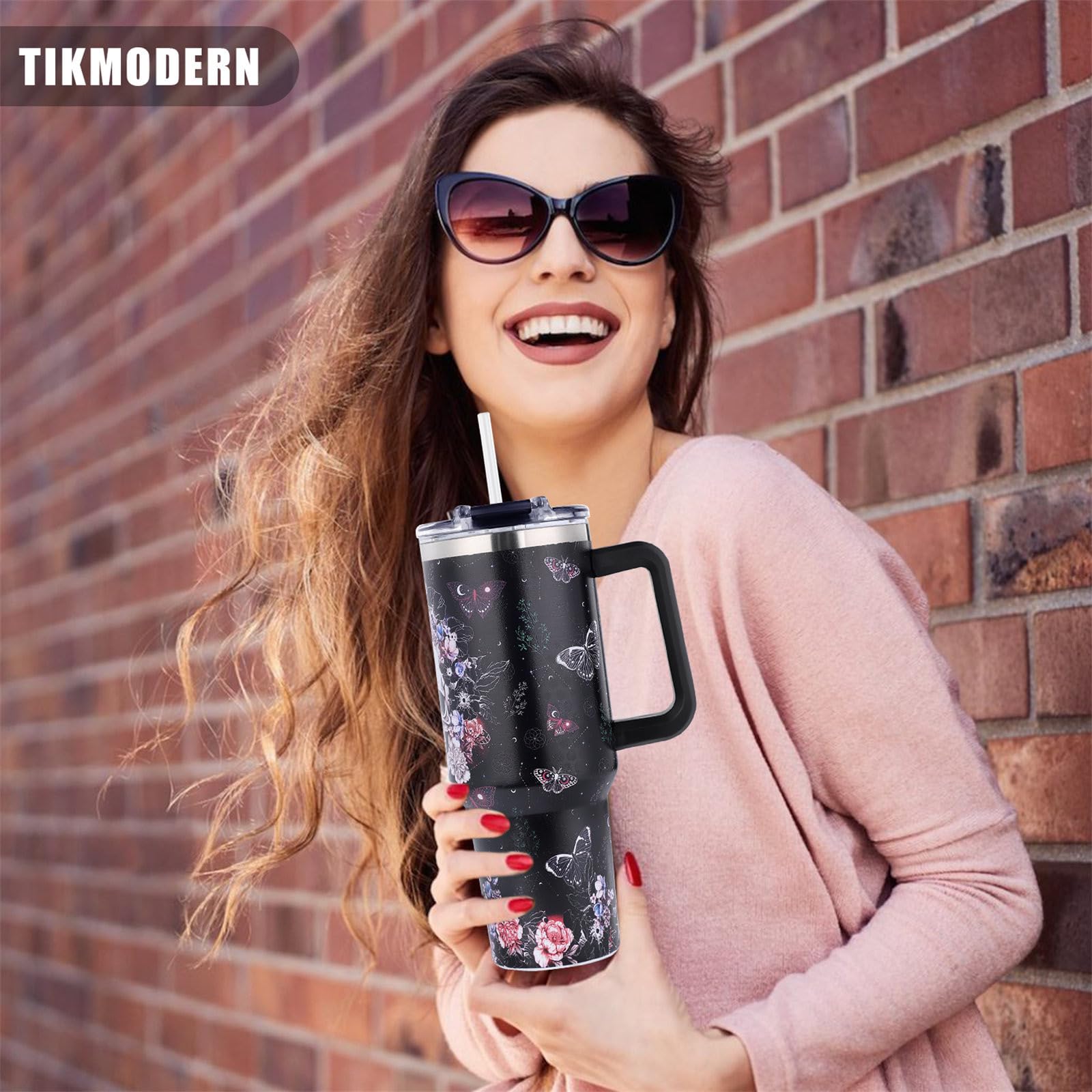 TikMODERN skull graphics on tumbler showcase gothic style for daily bold use.