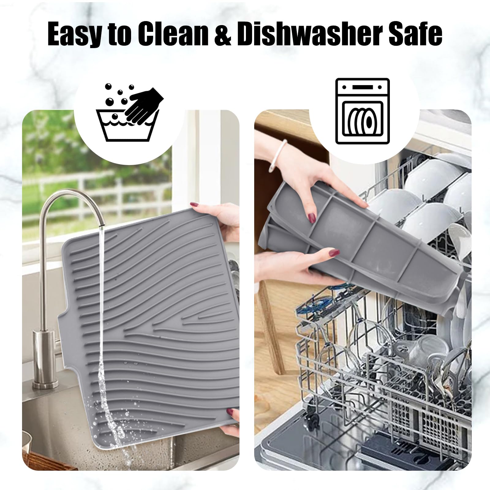 TIKNIK drain mat doubles as a multi-use protective liner.