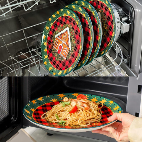 Tikooere microwave-safe plates simplify reheating during gatherings.