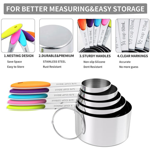 TILUCK engraved size labels ensure fast reading during prep.