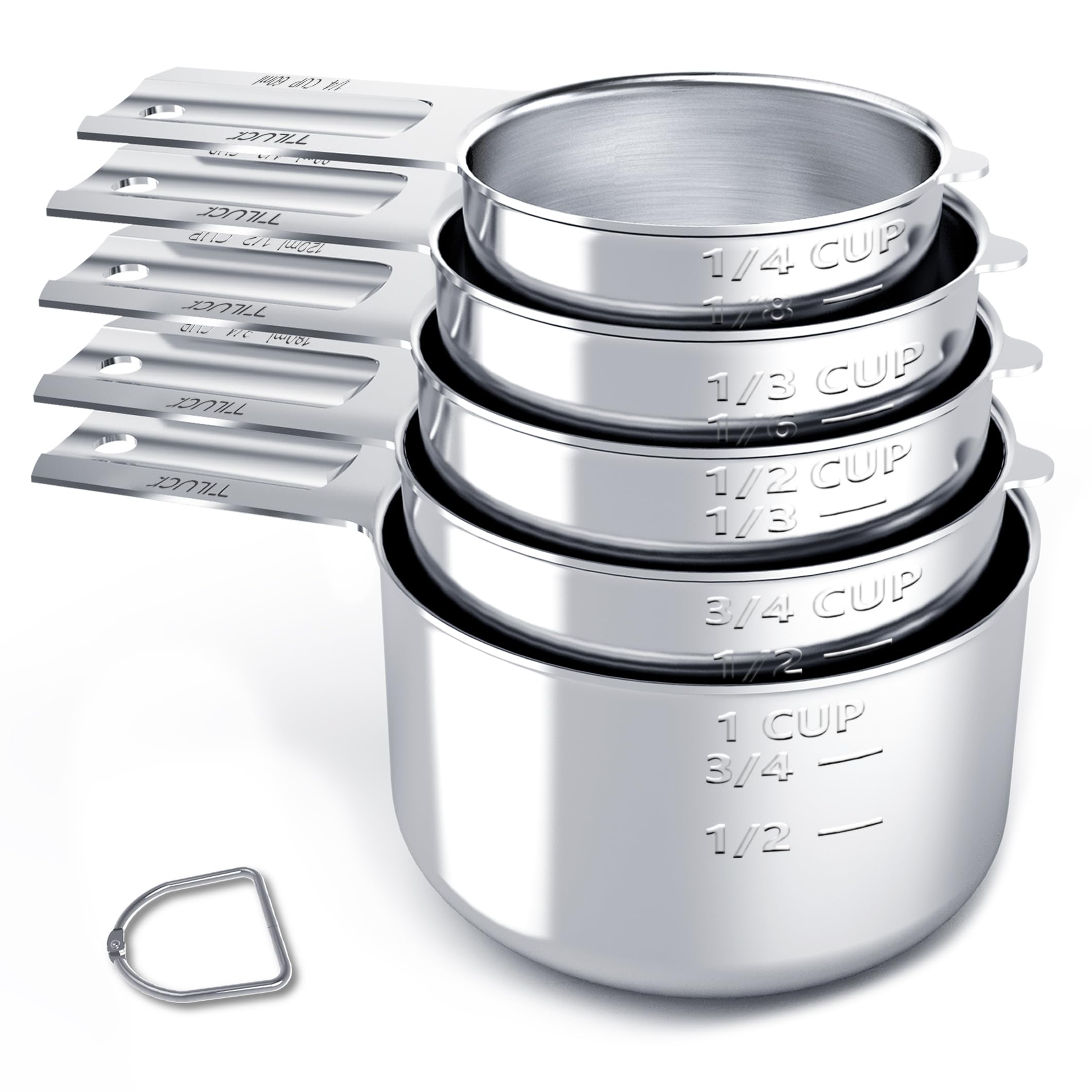 TILUCK one-quarter cup measuring cup for precise dry ingredient portions.