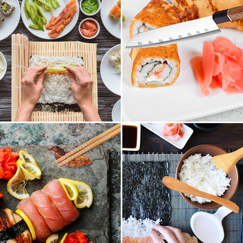 TIMDAM sushi bazooka roller enables compact rolls at home