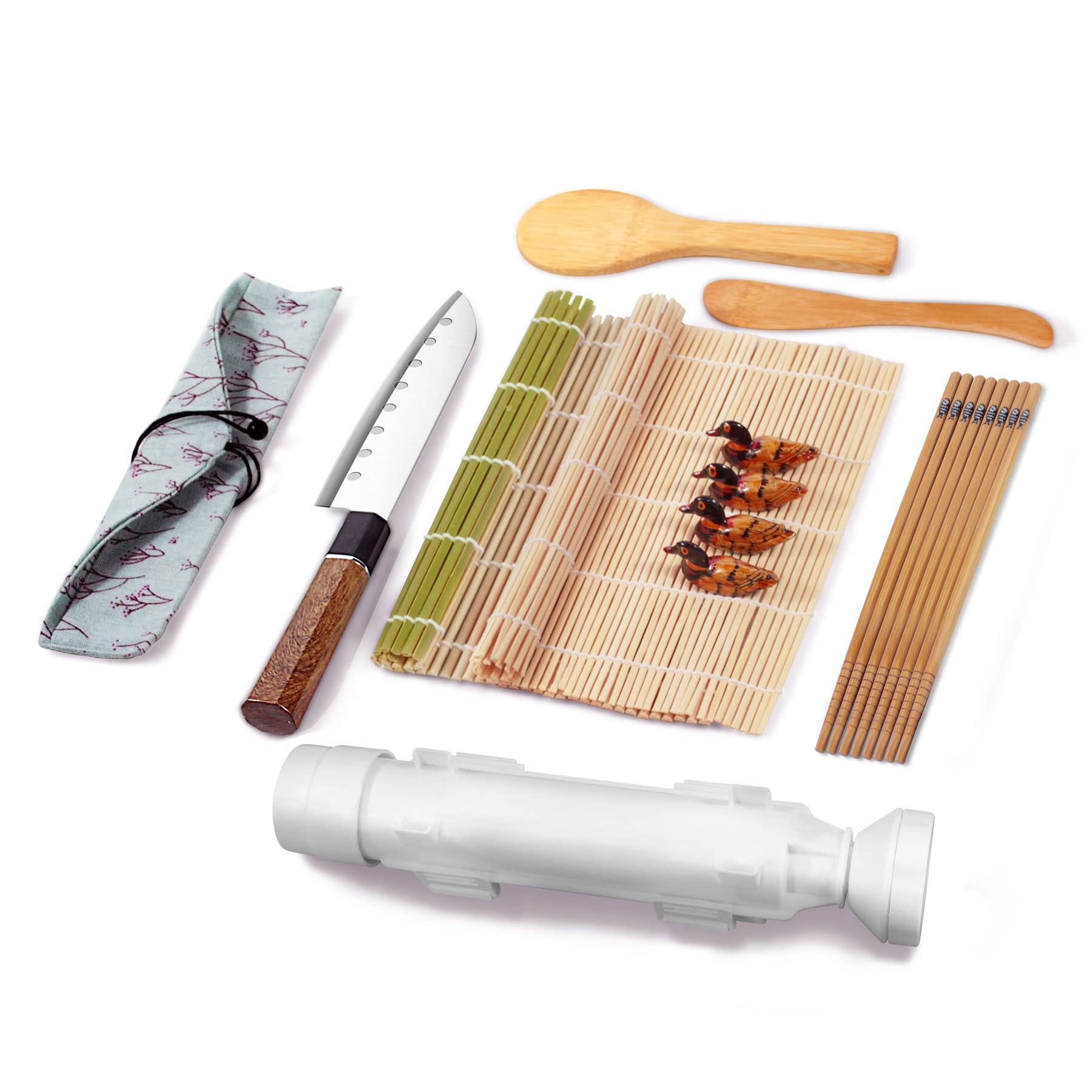 TIMDAM sushi kit bamboo mats for easy home rolling