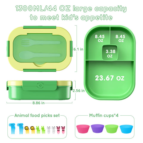 TIME4DEALS dishwasher-safe design makes cleanup effortless after school or activities