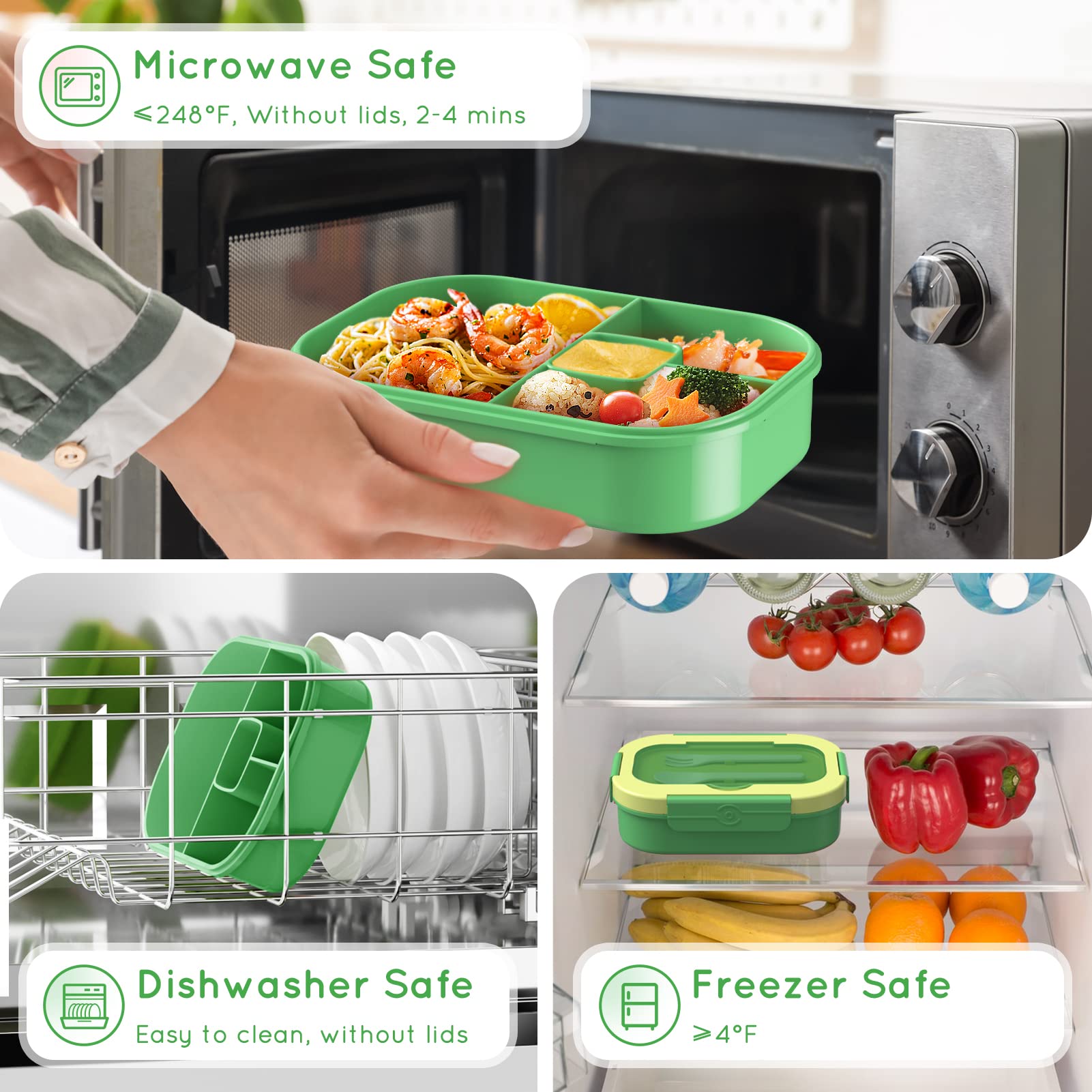 TIME4DEALS bento kit includes cutlery muffin cups and animal picks for fun meals