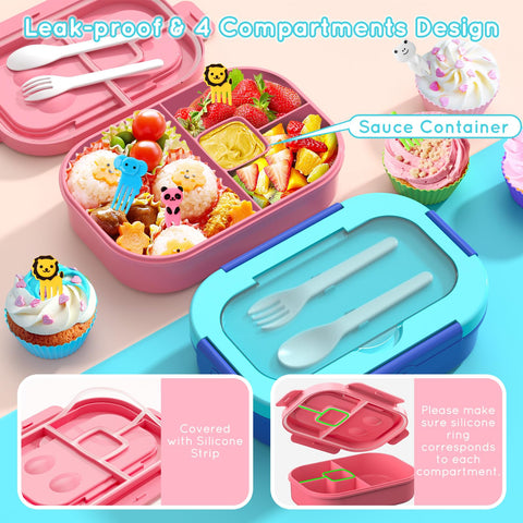 TIME4DEALS leak-proof silicone ring prevents sauces from spilling during travel