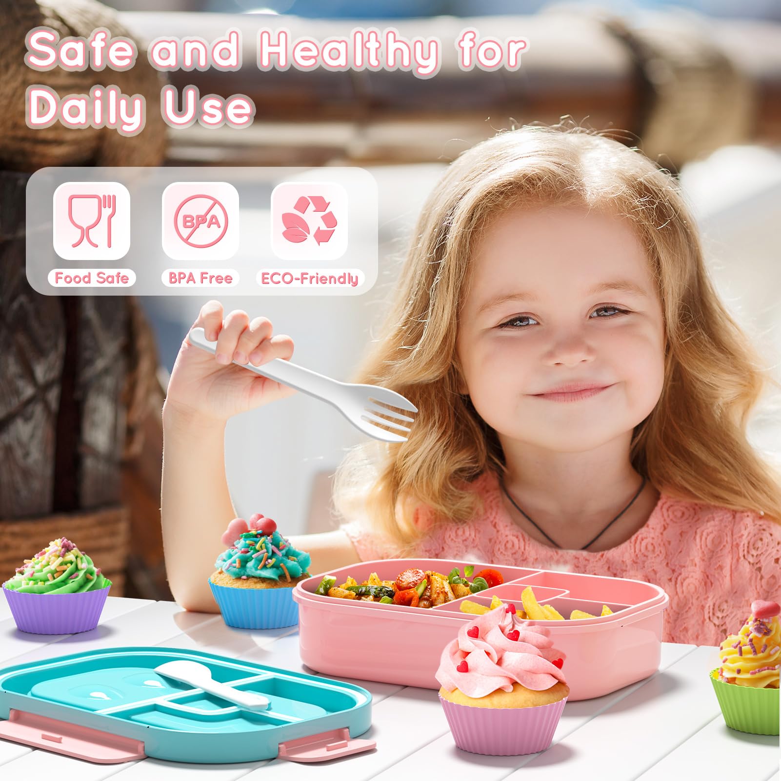 TIME4DEALS BPA-free PP material ensures safe everyday use for kids and adults.