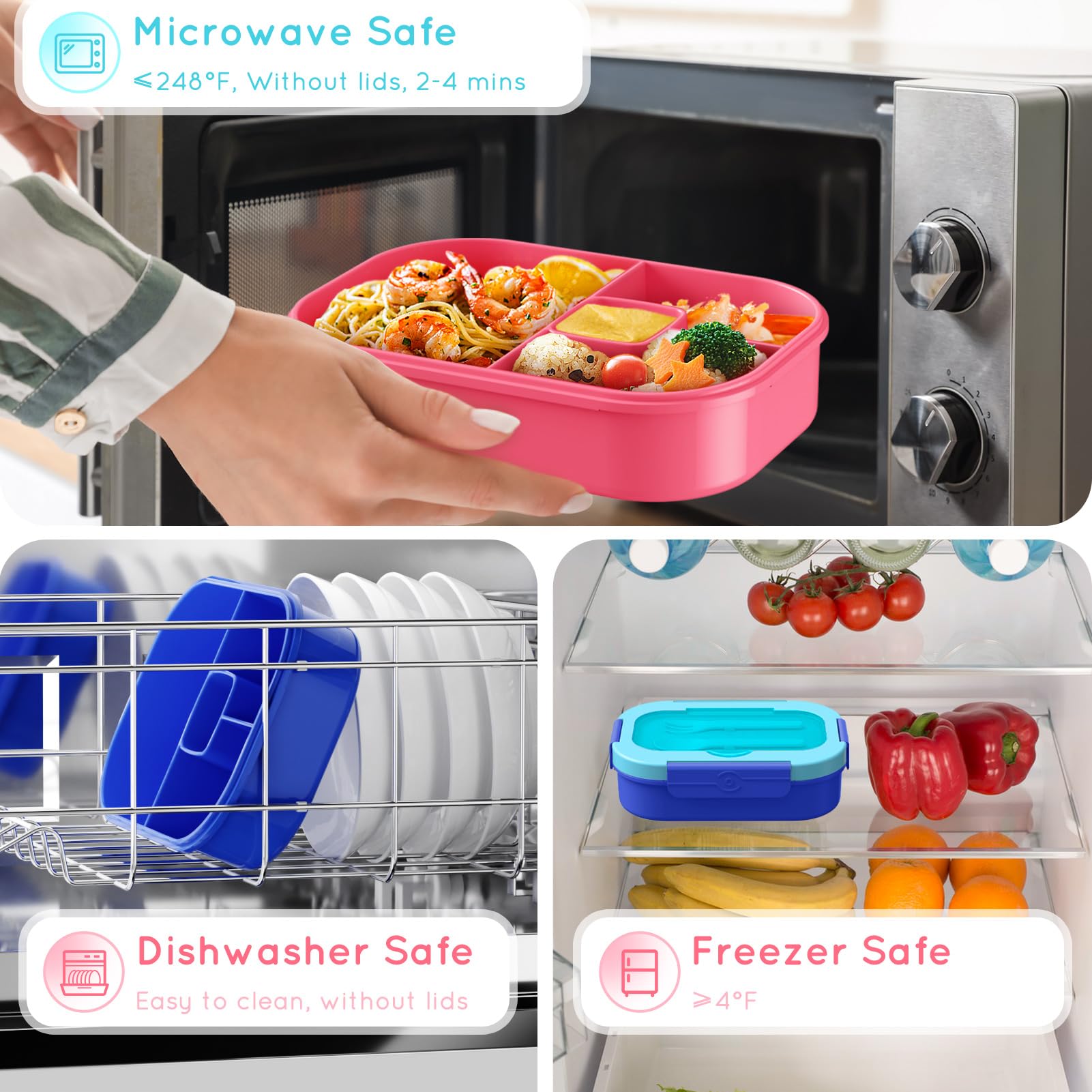 TIME4DEALS included utensil set makes on-the-go meals convenient