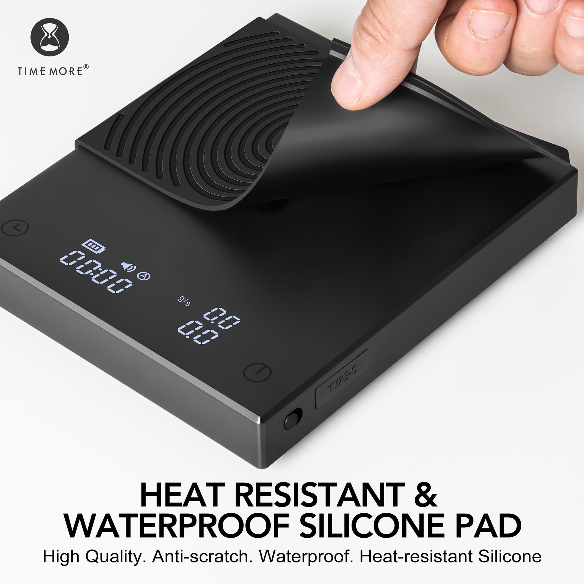 Timemore Black Mirror Basic 2 scale compact design fits your kitchen.
