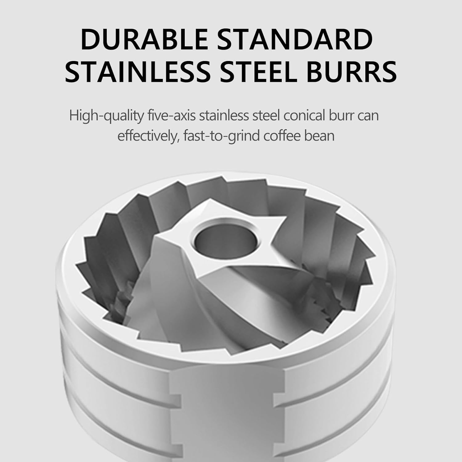 TIMEMORE Chestnut C2 grinder burr highlights precision for uniform grinding.