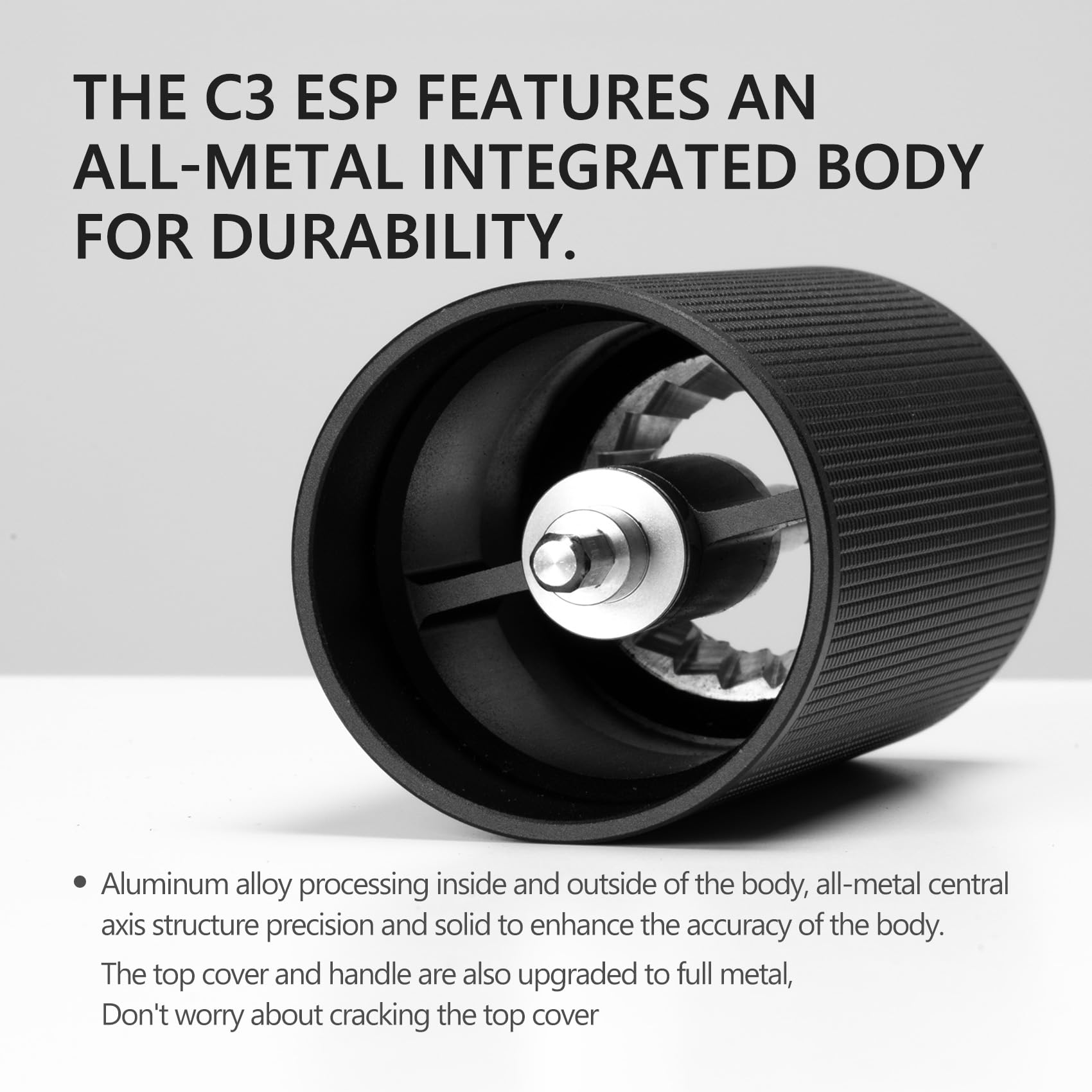 TIMEMORE Chestnut C3 ESP folding handle extended for travel-friendly use.