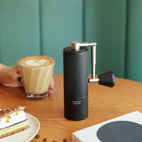 TIMEMORE Chestnut C3 ESP Pro travel-friendly design for on-the-go brewing.