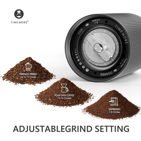 TIMEMORE Chestnut C3S 36-level adjustability lets you tailor grind size.