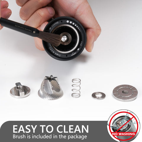 TIMEMORE Chestnut C3S easy-clean disassembly enables quick maintenance.