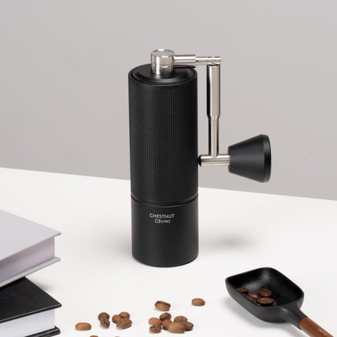 TIMEMORE Chestnut C3S Pro durable aluminum body stays cool during grinding.