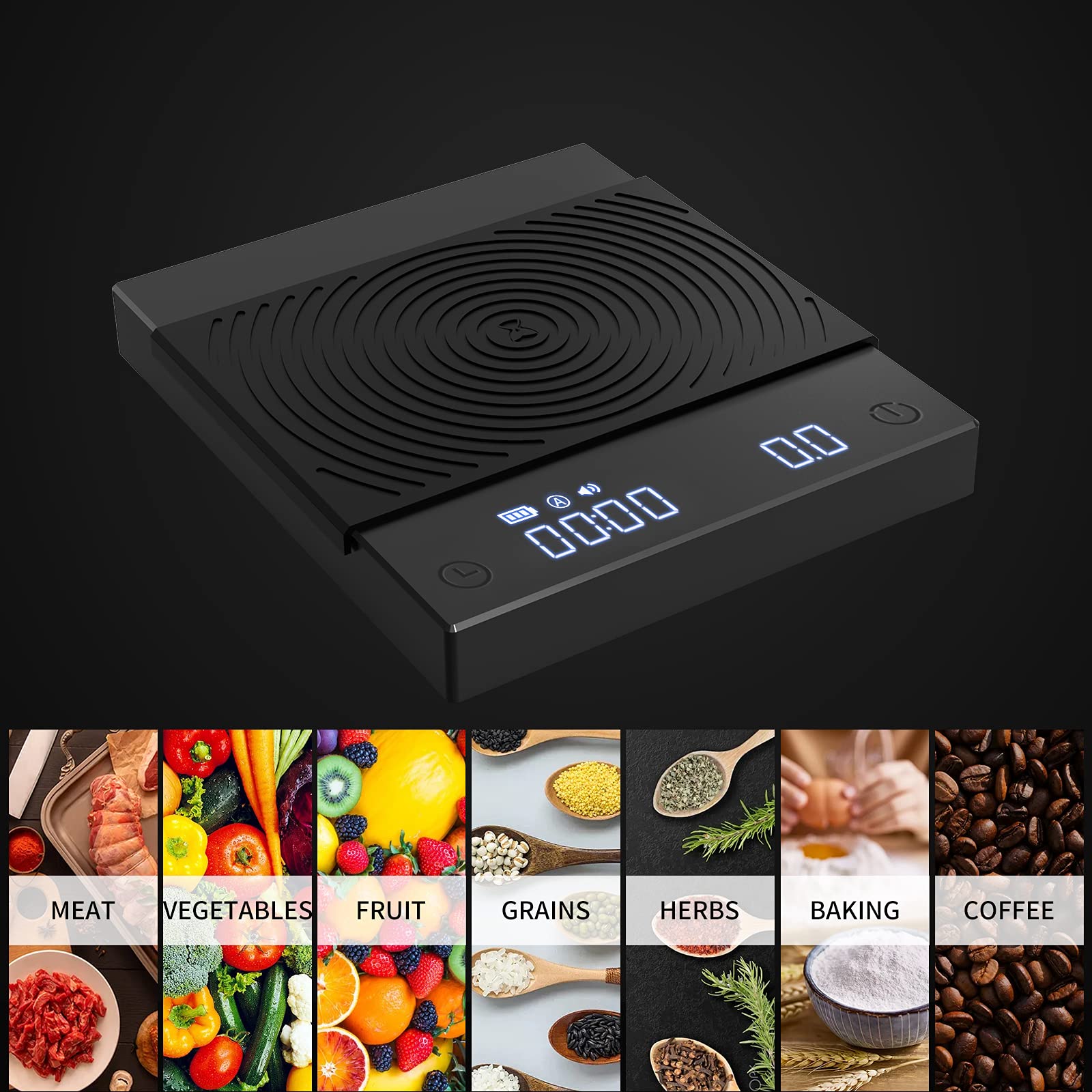 TIMEMORE Basic 2.0 buzzer assist function confirms timing cues.