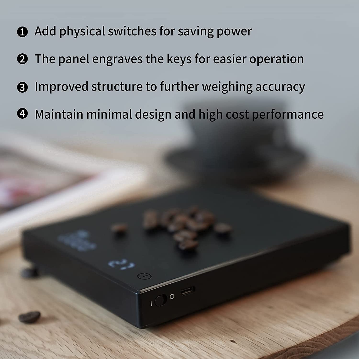 TIMEMORE Basic 2.0 compact dimensions fit neatly on your counter.