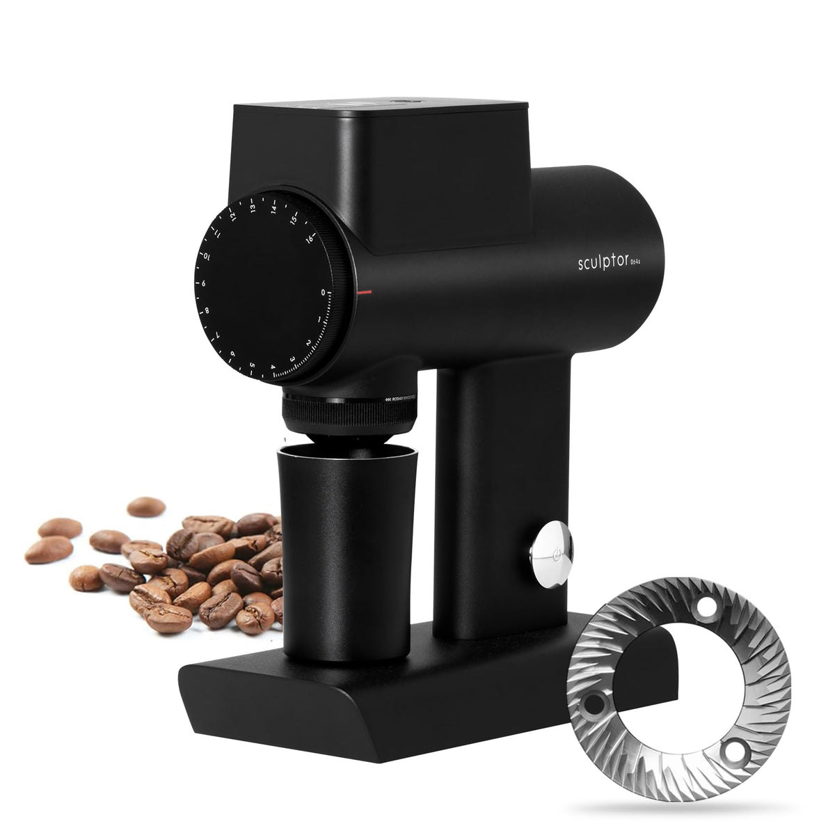 TIMEMORE Sculptor 064S flat burr grinder for precise espresso grinding and versatile brew preparation.