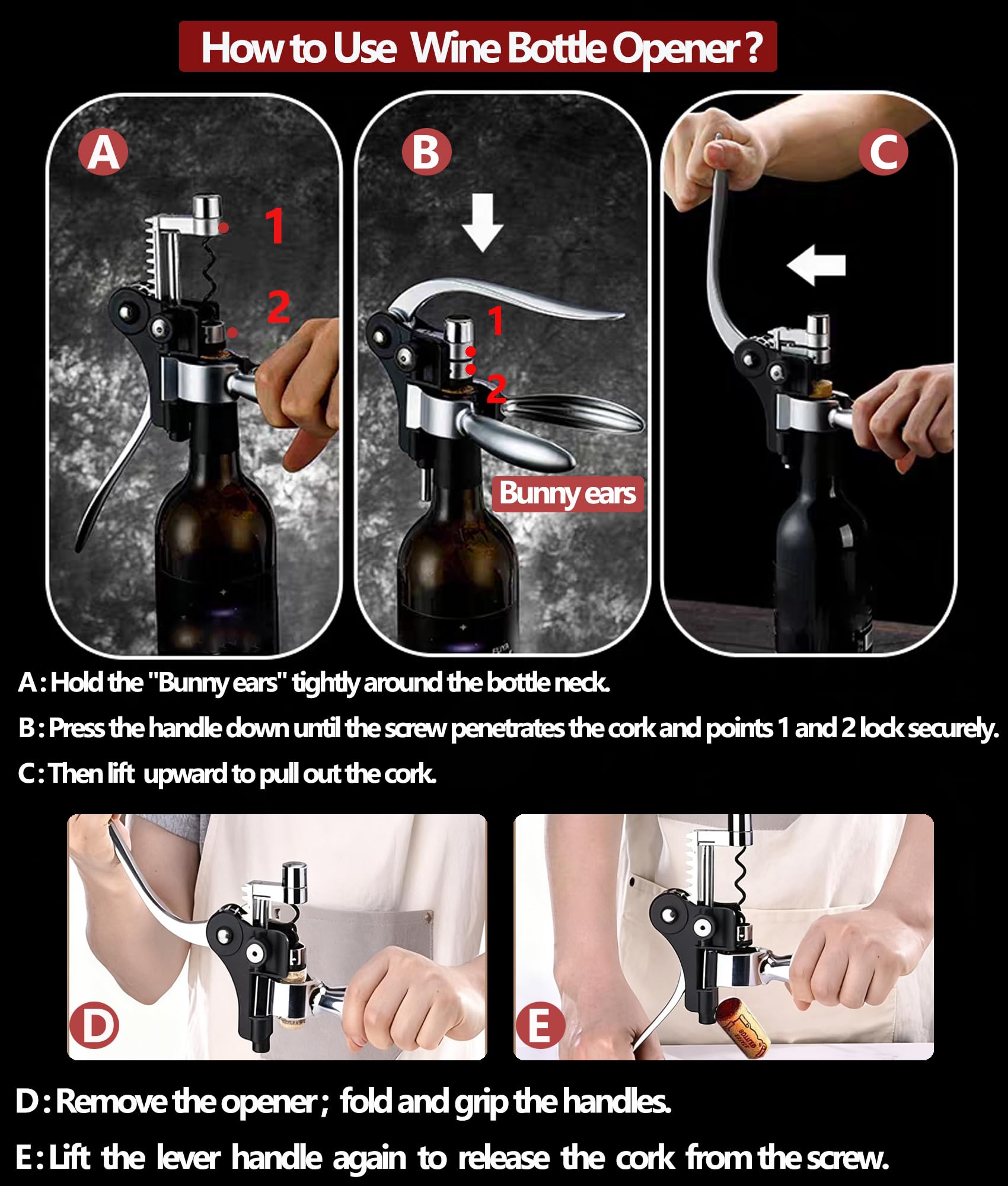 Timtop extra corkscrews add versatility and backup