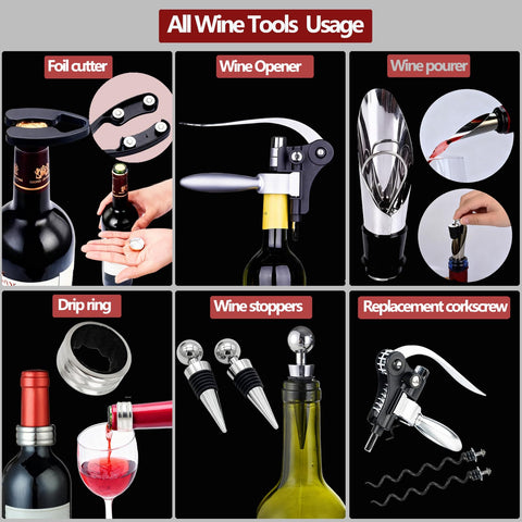 Timtop stainless steel wine opener highlights durable construction