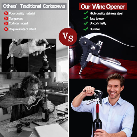 Timtop reusable wine stoppers and pourer preserve freshness