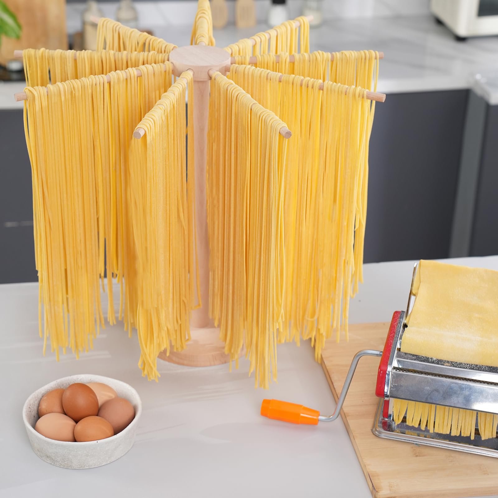 Tinada Pasta Drying Rack makes a thoughtful gift for pasta lovers