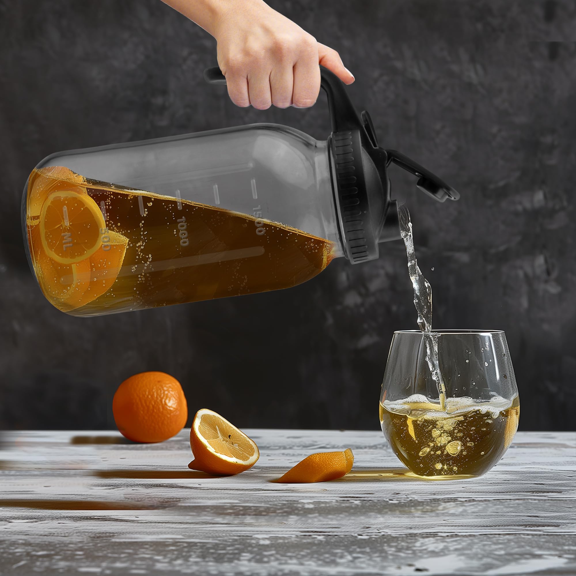 Tinaforld fridge-storage pitcher suitable for juices and water