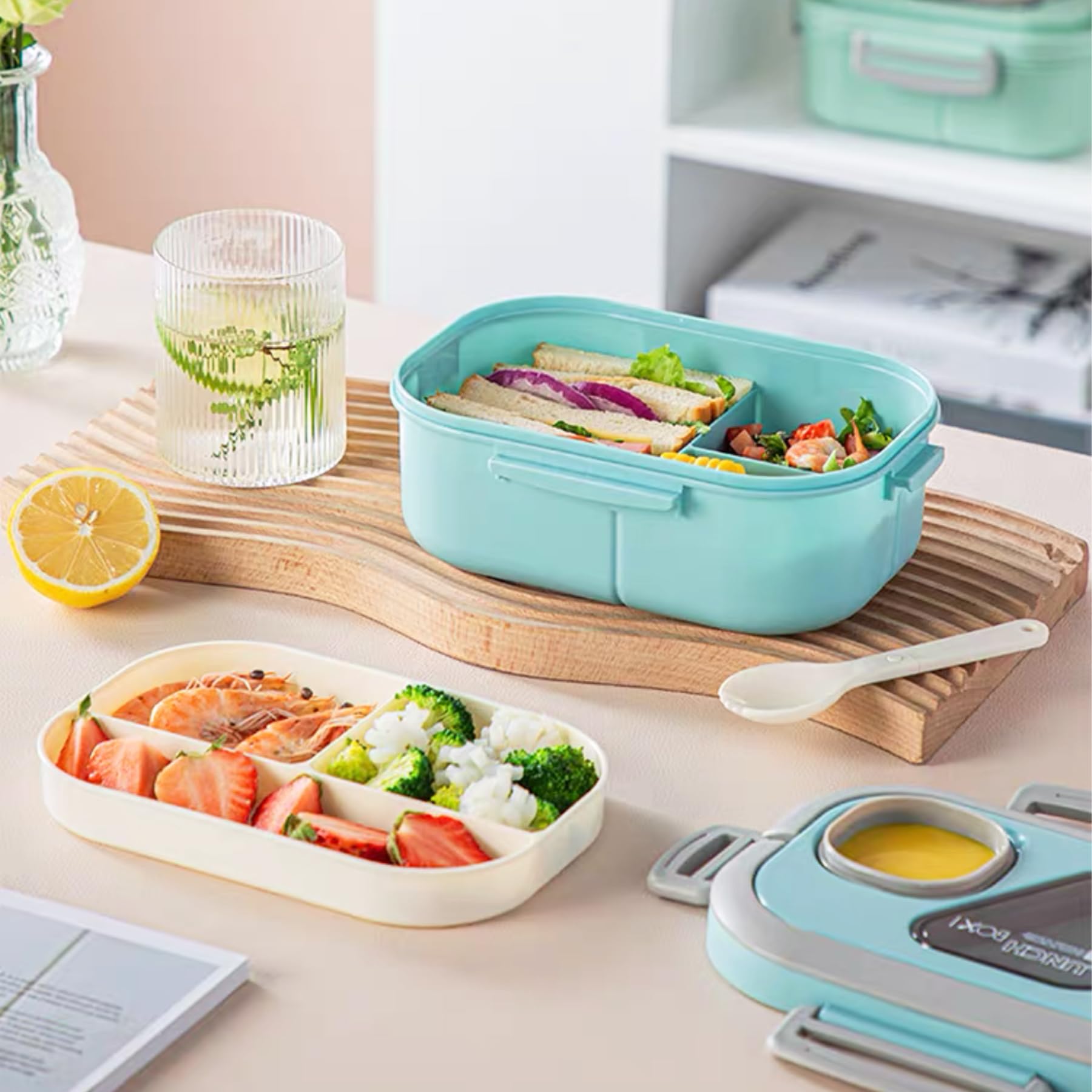 Microwave-safe without lid for quick reheating