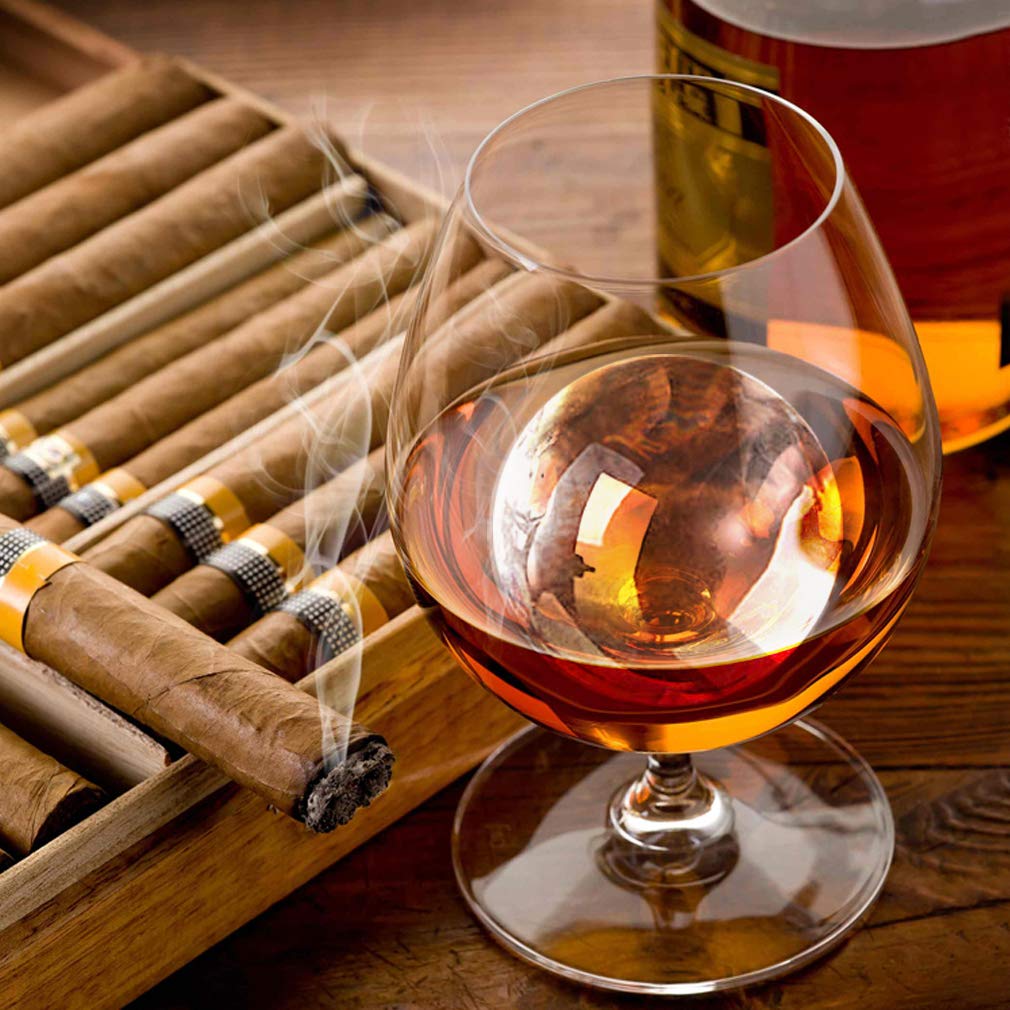 Finished TINANA ice balls in glass, showcasing slow-melt presentation