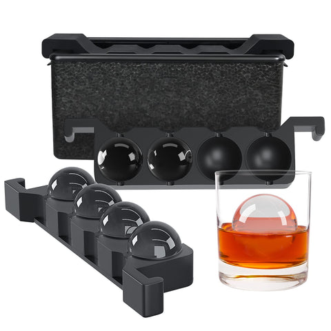 TINANA ice sphere tray with eight clear balls for stylish cocktails
