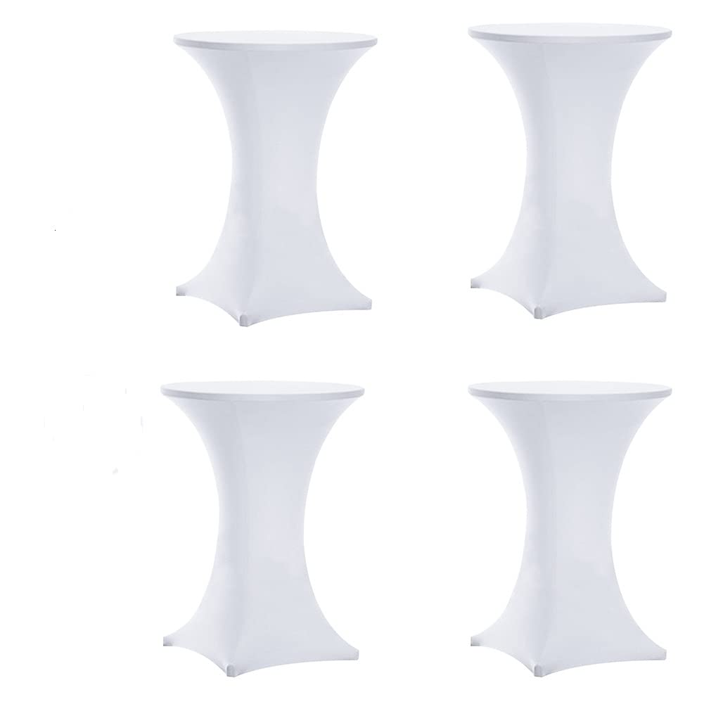 Tina's 4 Pack spandex covers on a 30x42 round table for a polished event