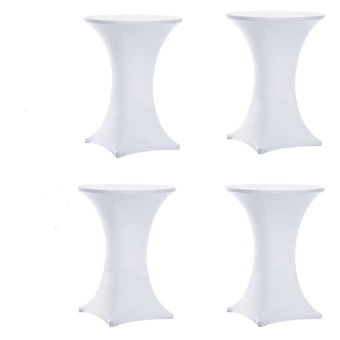 Tina's 4 Pack spandex covers on a 30x42 round table for a polished event