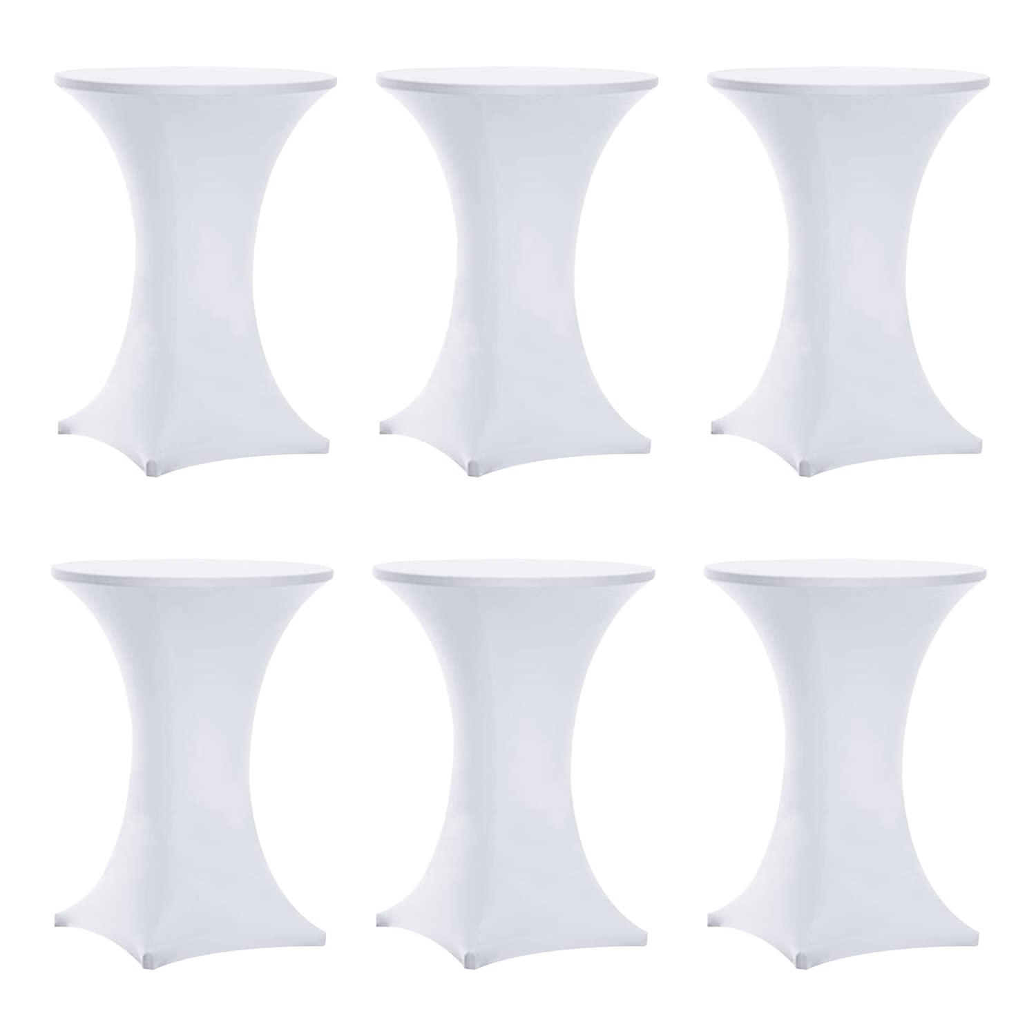 Tina's 6-pack highboy cover fits 32x43 tables for a clean, professional setup.