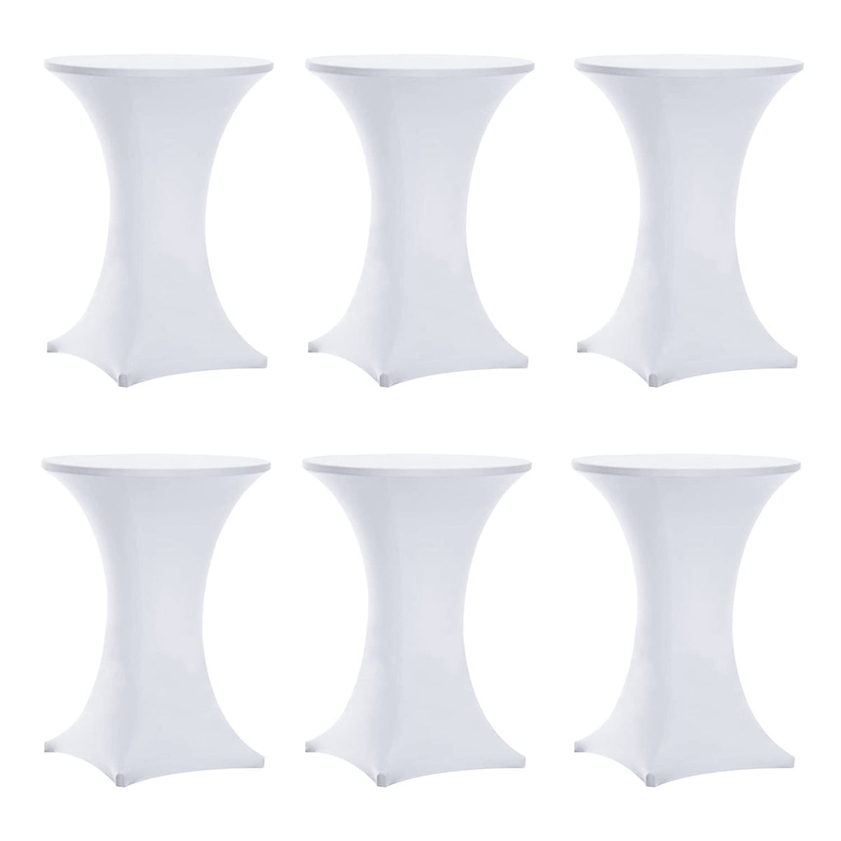 Tina's 6-pack highboy cover fits 32x43 tables for a clean, professional setup.
