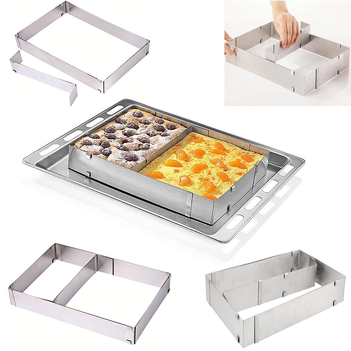TinLeJa stainless steel bakeware mousse mould built to last through many bakes