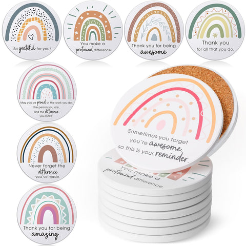 Tioncy 24-piece coaster set in packaging ready for gifting.