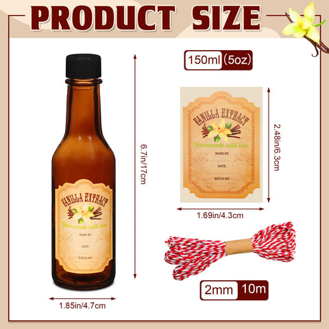 Tioncy brown glass bottle with cap for secure storage.