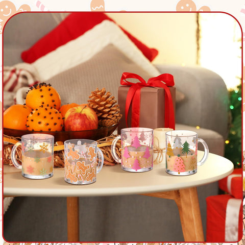 Tioncy pink 12 oz mug with handle for easy sipping