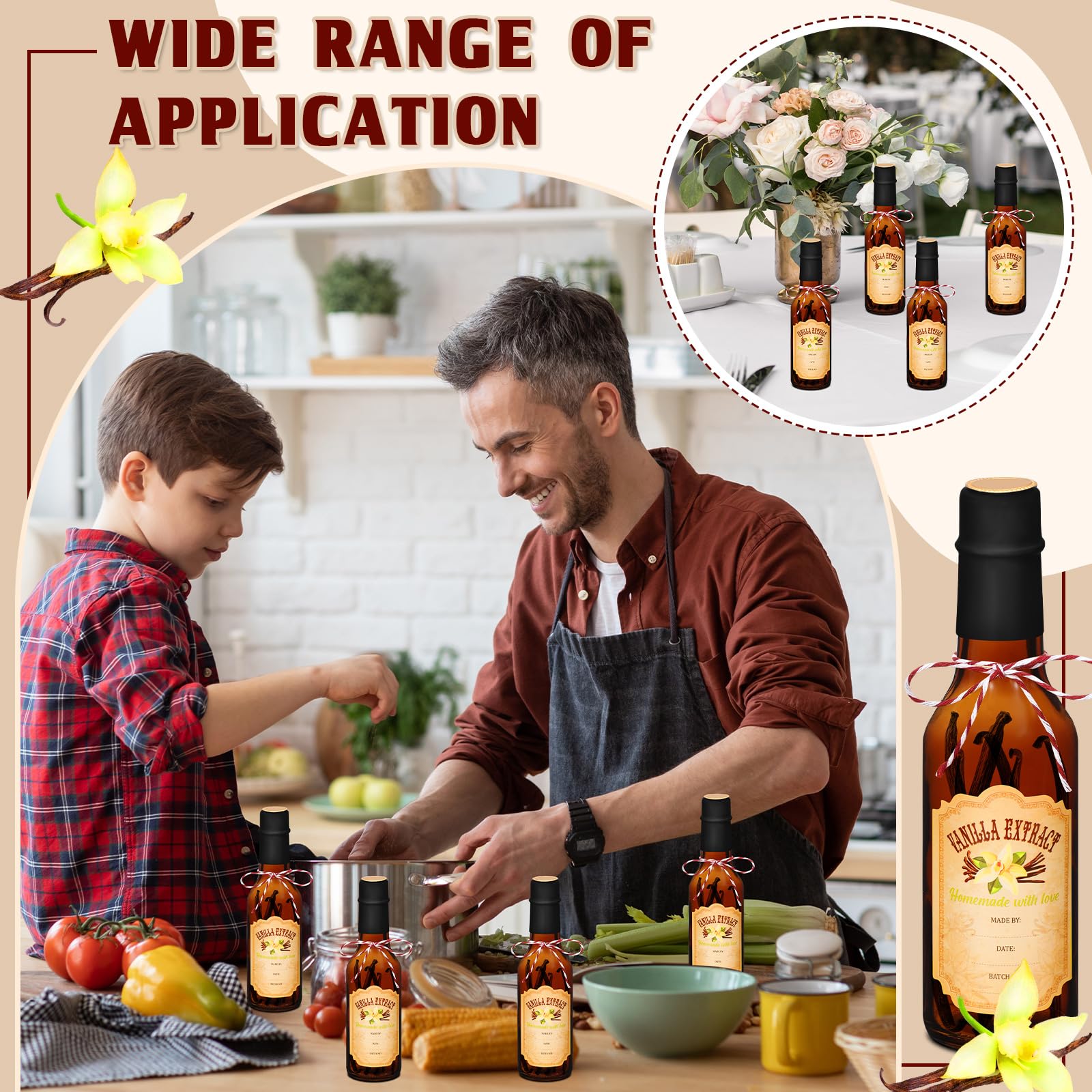 Tioncy red and white cotton rope 10m for gift presentation