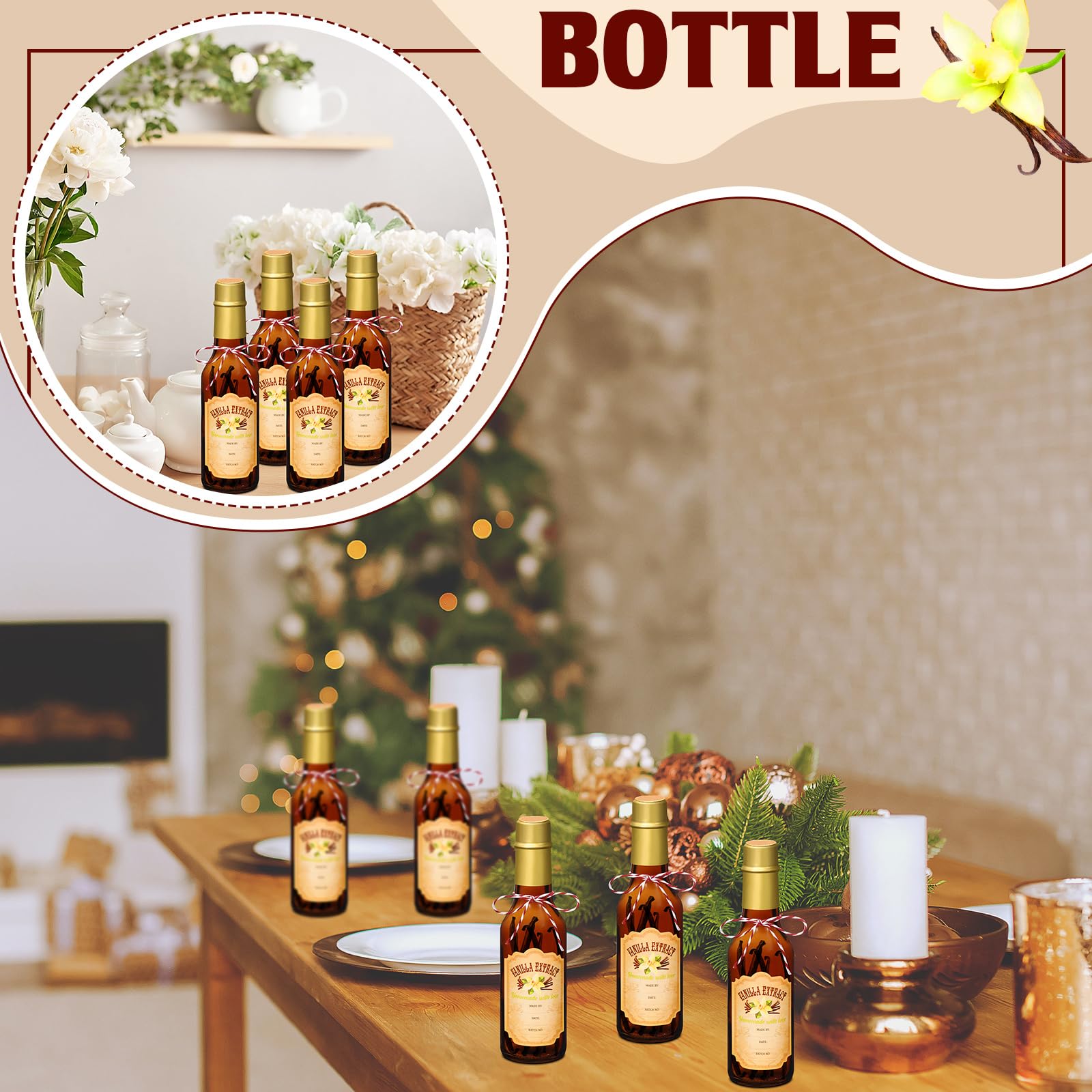 Tioncy red-and-white cotton rope 10m for finishing and gifting.