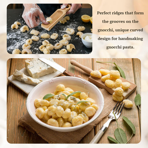 Tioncy curved gnocchi boards with comfortable grip during pasta making