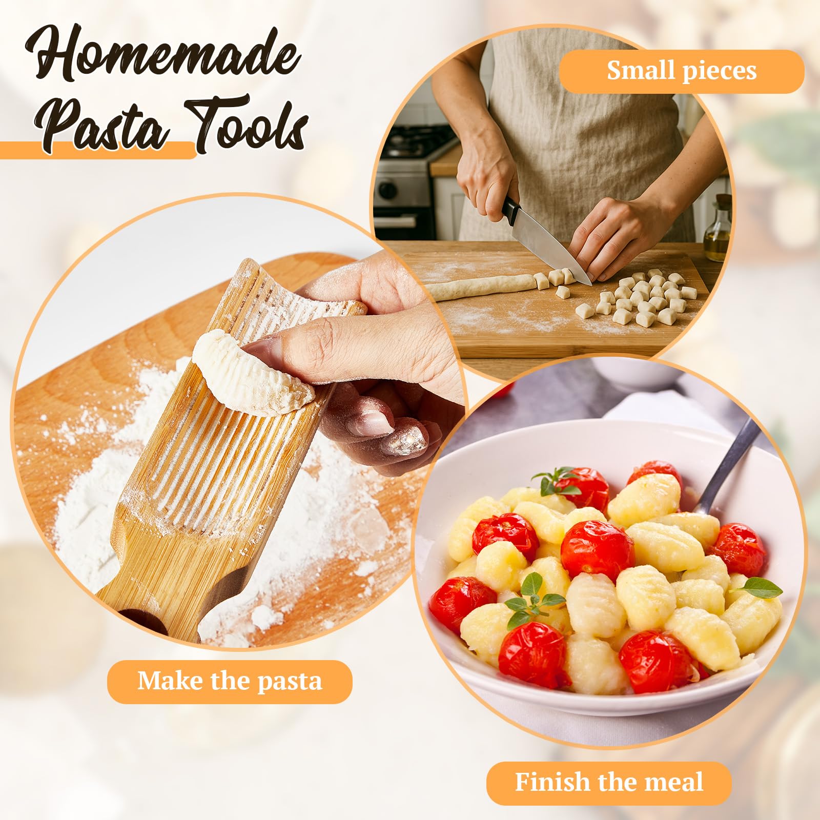 Tioncy gnocchi boards set offered as a practical gift for home cooks