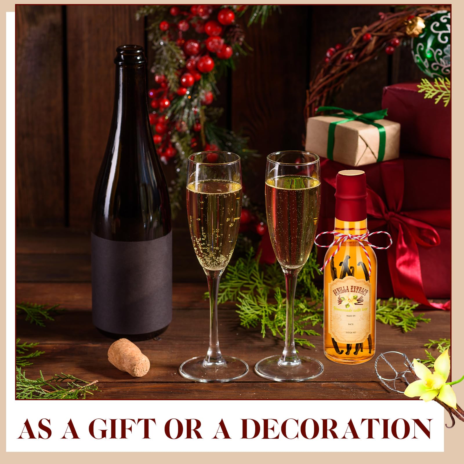 Tioncy bottles suitable for storing sauces, oils, vinegars and infusions.